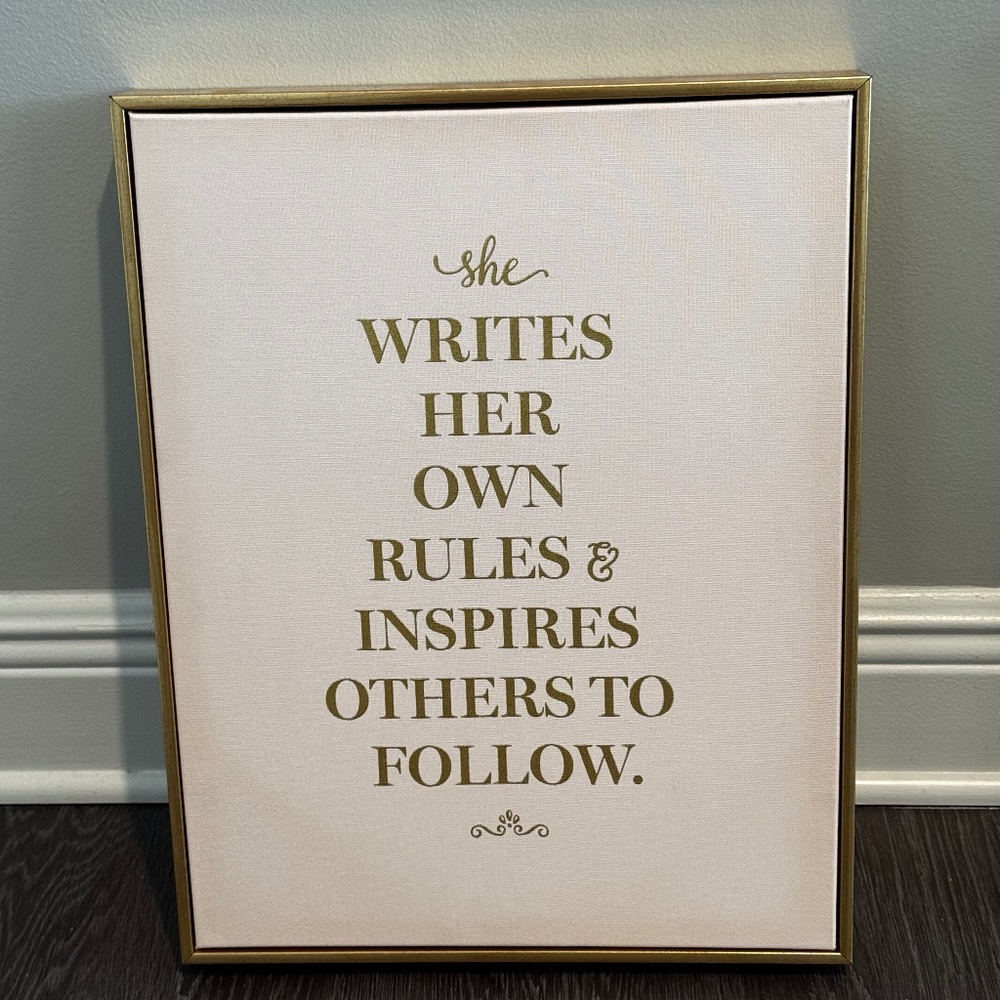 Motivational Quote Wall Decor